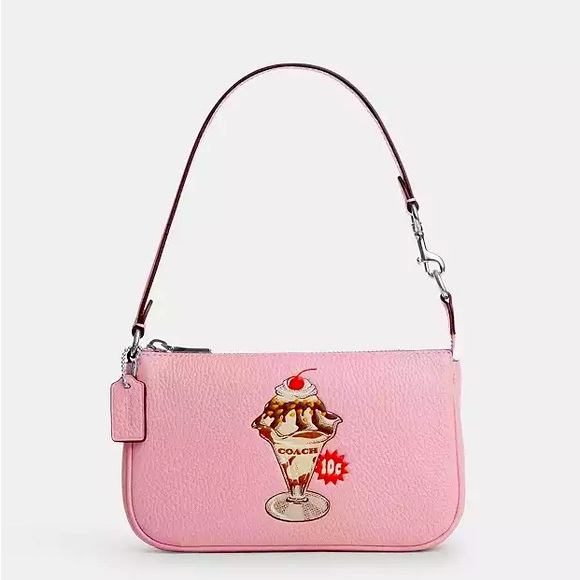 Coach Nolita 19 Sundae bag Ice cream Cherry Blossom Colour & Matching Wallet - Picture 3 of 7